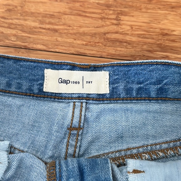 Gap Tall 28 Classic Two Tone Denim Skirt - Picture 4 of 7